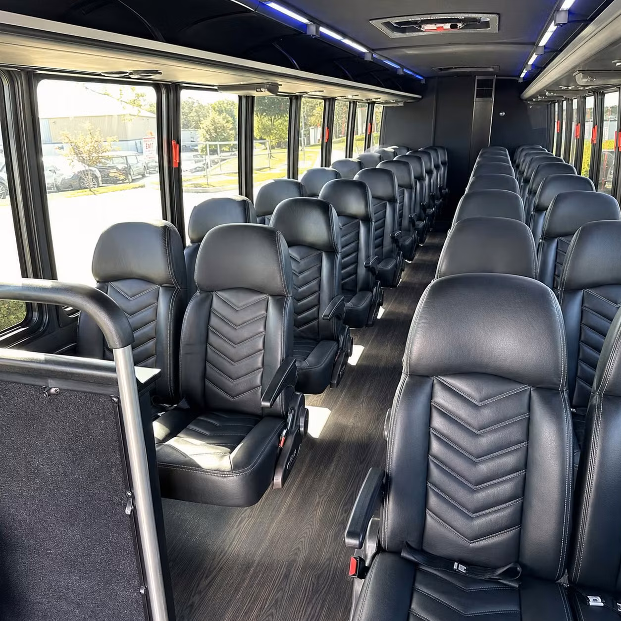 25 passenger minibus inside