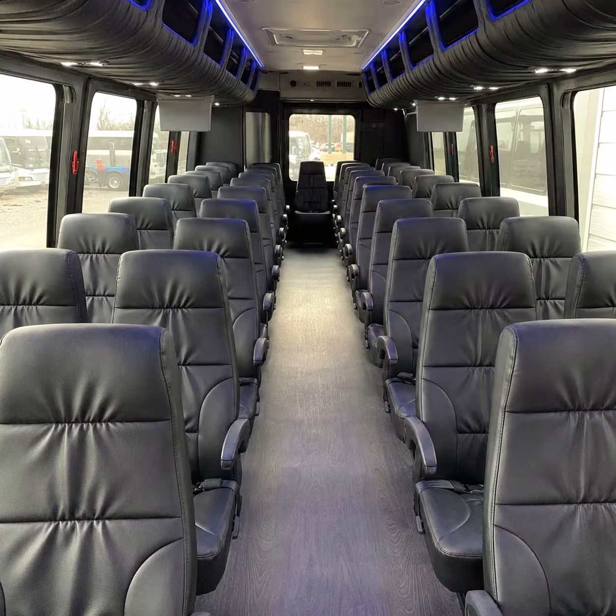 30 passenger minibus interior