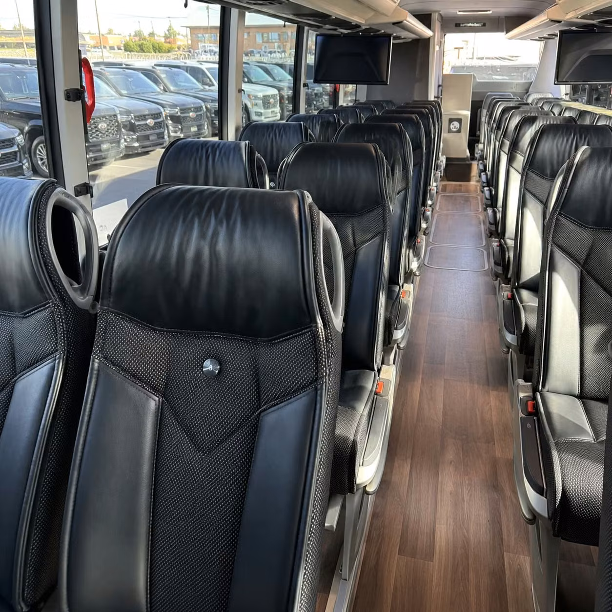 baton rouge charter bus interior