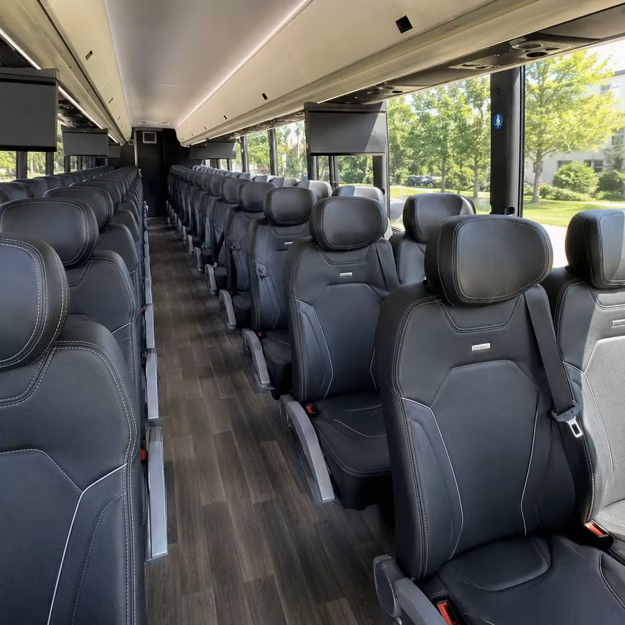 baton rouge charter bus rental inside